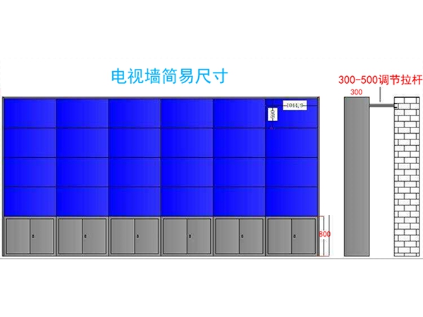 電視墻簡易尺寸